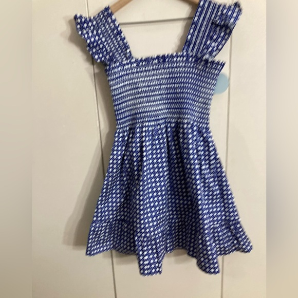 Hill House The Elizabeth Nap Dress in Blue Basketweave/Size M - Picture 8 of 16